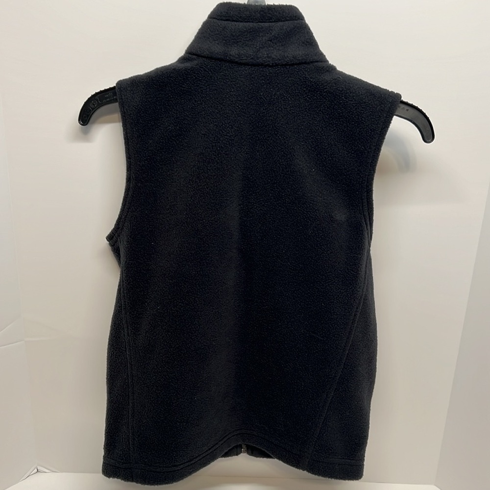 COLUMBIA Kid’s Black Fleece Full Zip Vest Size XS 6/7 - Picture 5 of 10